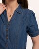 Brakeburn Brakeburn Apple Short Sleeve Maxi Denim Dress - 5
