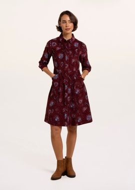 Brakeburn Brakeburn Ash Printed Baby Cord Shirt Dress