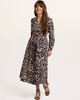 Brakeburn Brakeburn Fern Long Sleeve V-neck Wrap Dress - 1