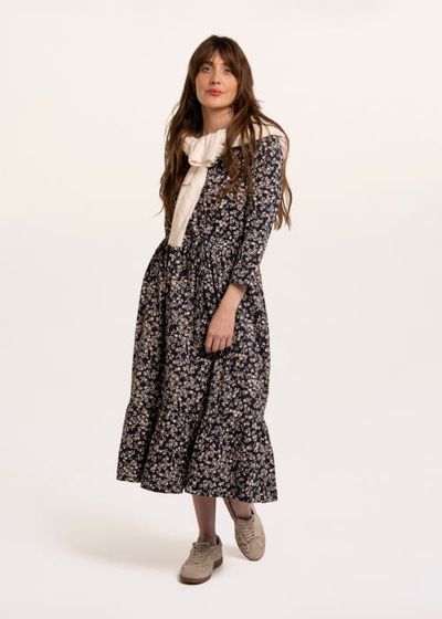 Brakeburn Brakeburn Grace Long Sleeve V-Neck Dress