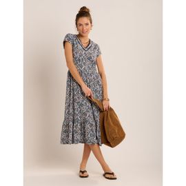Brakeburn Brakeburn Lucia Tiered Midi Dress