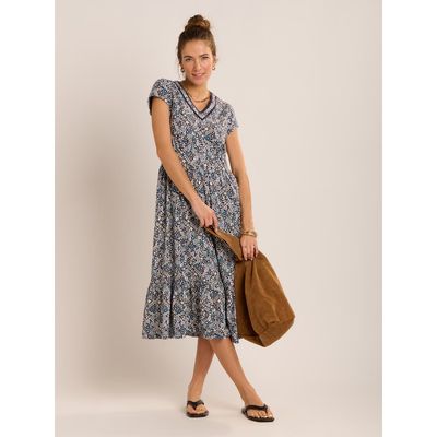 Brakeburn Brakeburn Lucia Tiered Midi Dress