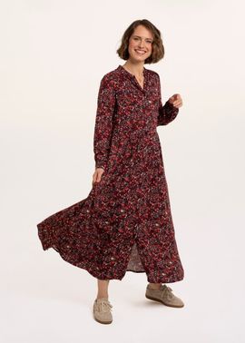 Brakeburn Brakeburn Ula Long Sleeve Mandarin Collar Dress
