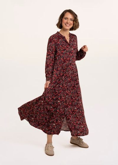 Brakeburn Brakeburn Ula Long Sleeve Mandarin Collar Dress