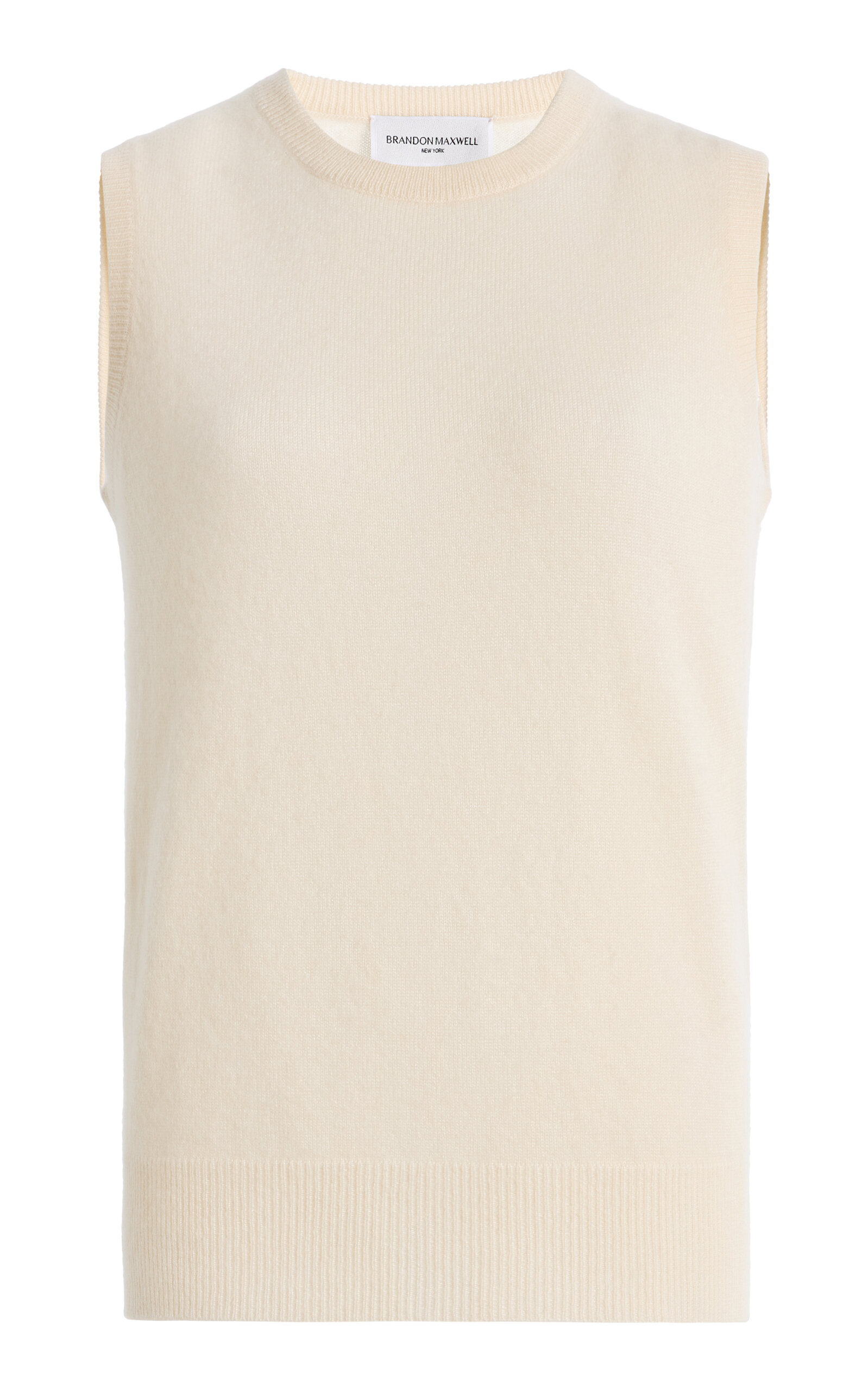 Brandon Maxwell Brandon Maxwell Blythe Knit CashmereSilk Tank Top