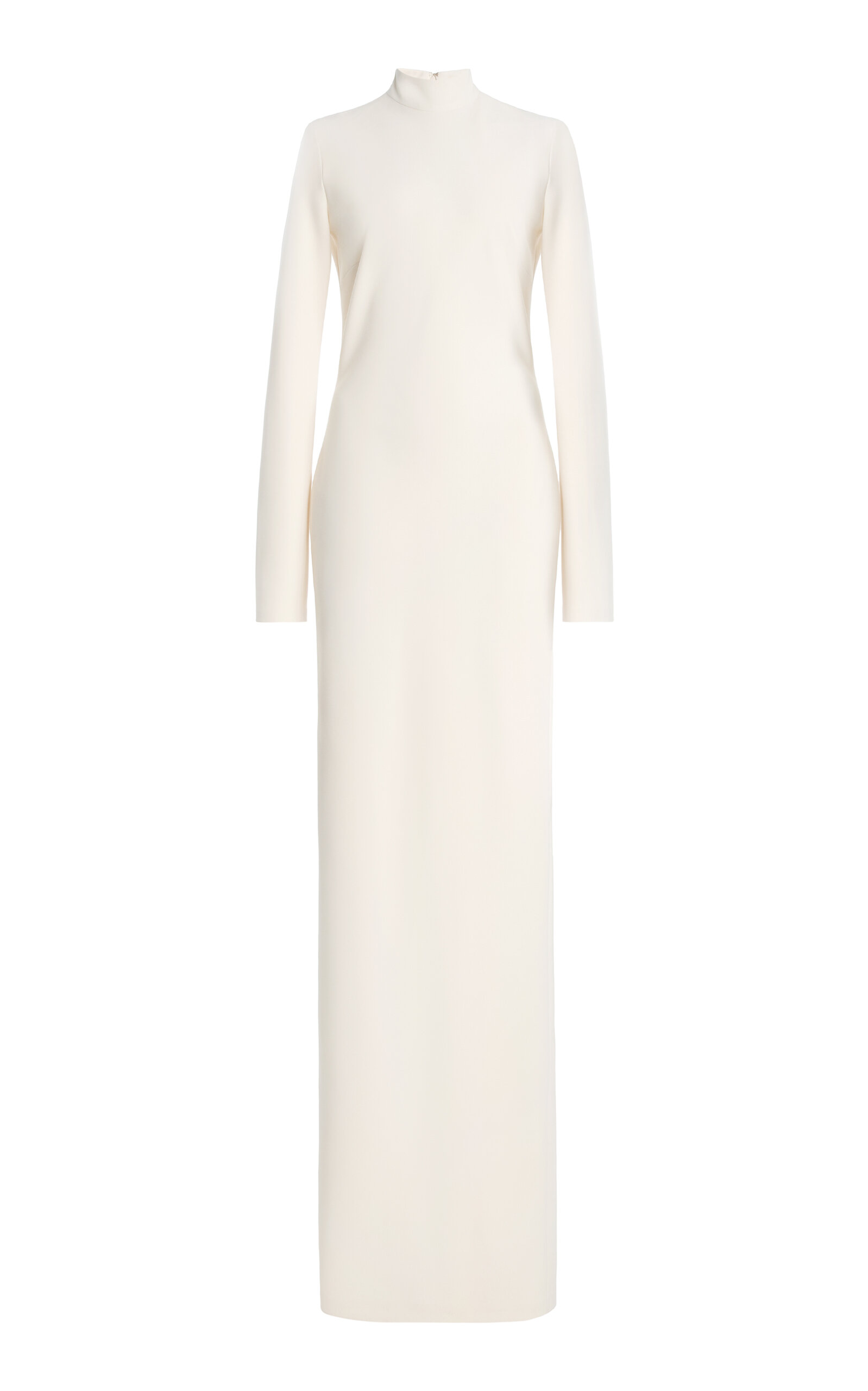 Brandon Maxwell Brandon Maxwell Crosby Mock Neck Long Sleeve Gown