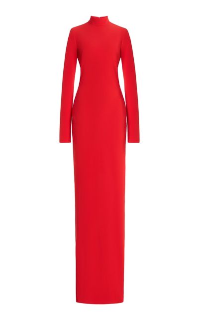 Brandon Maxwell Brandon Maxwell Crosy SpongeCrepe Gown