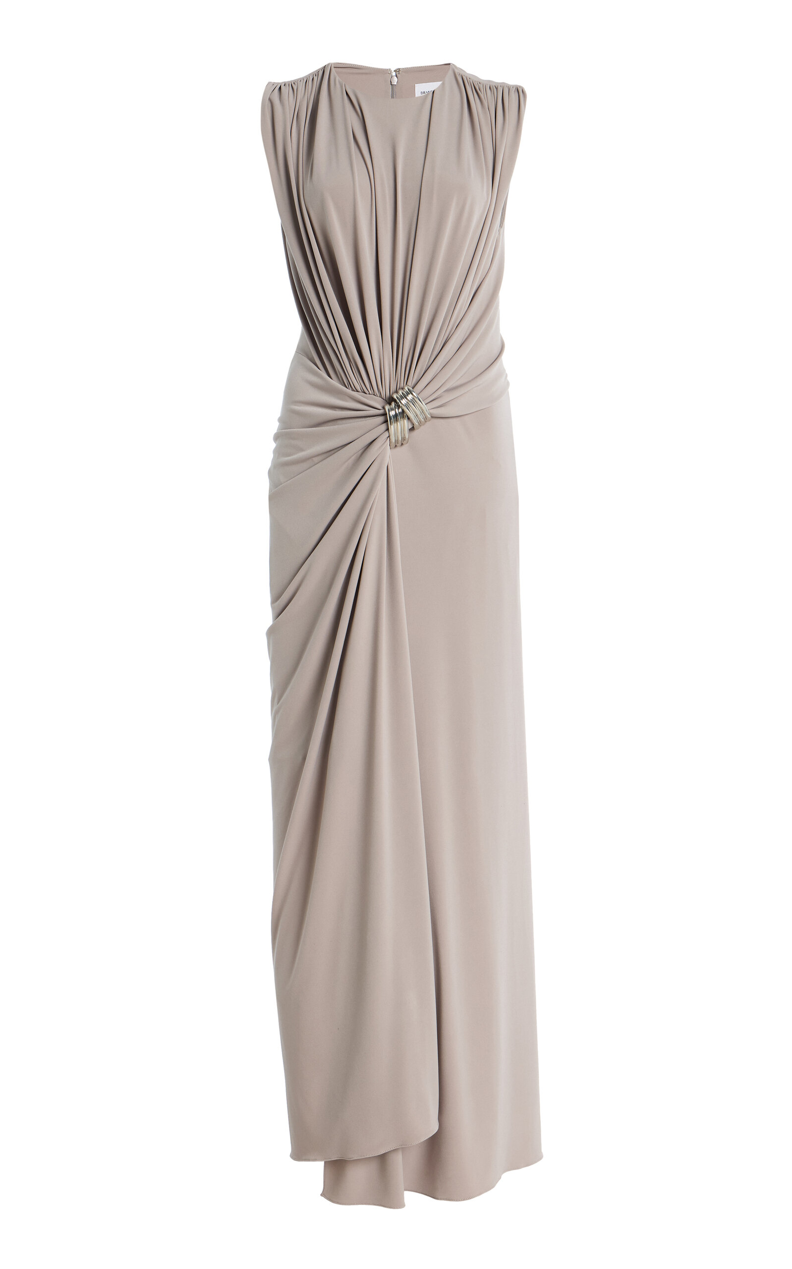 Brandon Maxwell Brandon Maxwell Exclusive Serene Jersey Dress Silver