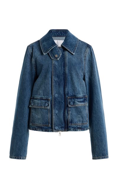 Brandon Maxwell Brandon Maxwell Hayes Boxy Denim Jacket