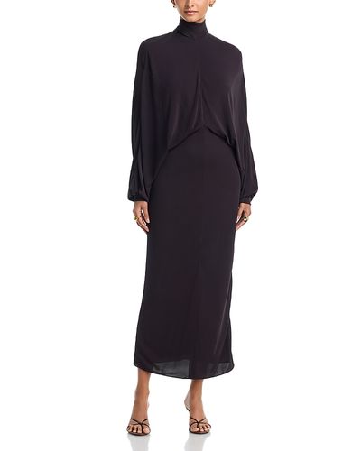 Brandon Maxwell Brandon Maxwell Helena Dolman Sleeve Dress