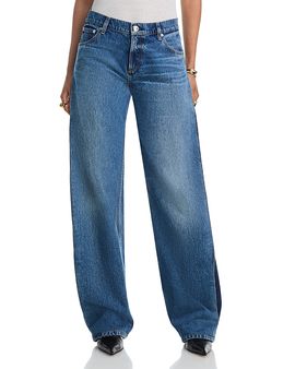 Brandon Maxwell Brandon Maxwell Lana Trouser Jeans in Bi-Color Wash