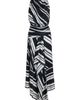 Brandon Maxwell Brandon Maxwell Marin Stripe Scarf Halter Midi Dress - 5