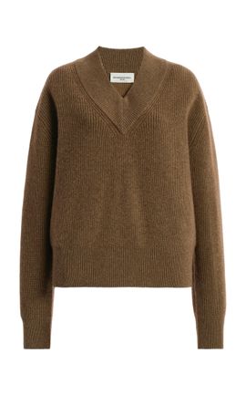 Brandon Maxwell Brandon Maxwell Maris VNeck Cashmere Sweater