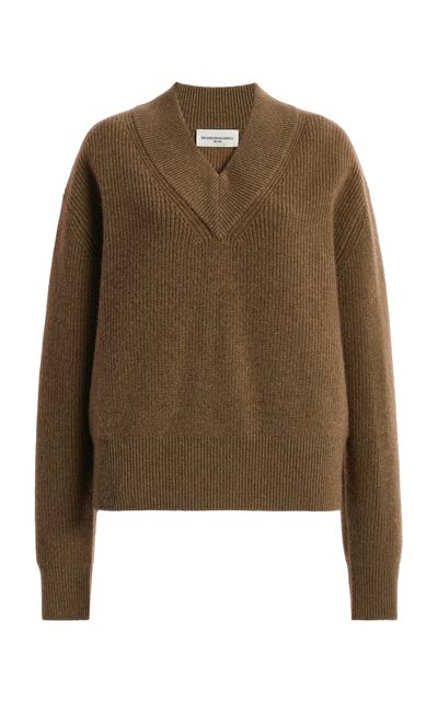 Brandon Maxwell Brandon Maxwell Maris VNeck Cashmere Sweater