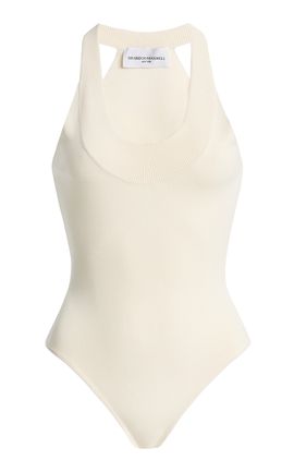 Brandon Maxwell Brandon Maxwell Maude Scoop Neck Bodysuit