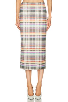 Brandon Maxwell Brandon Maxwell Mercer Bonded Pencil Skirt