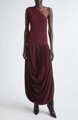 Brandon Maxwell Brandon Maxwell Mila One-Shoulder Jersey Dress