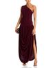 Brandon Maxwell Brandon Maxwell Mila One Shoulder Draped Dress - 2