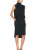 Brandon Maxwell Brandon Maxwell Noa Mock Neck Sleeveless Dress - 2