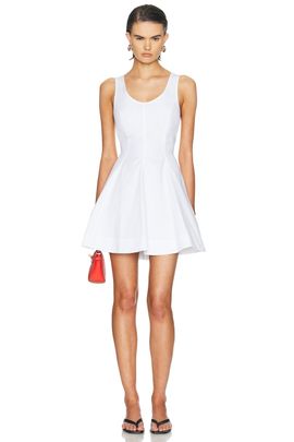 Brandon Maxwell Brandon Maxwell Poppy Scoopneck Mini Dress
