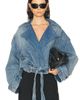 Brandon Maxwell Brandon Maxwell Regan Denim Trench Jacket - 1
