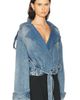 Brandon Maxwell Brandon Maxwell Regan Denim Trench Jacket - 2