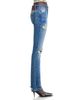 Brandon Maxwell Brandon Maxwell Riggs High Rise Cigarette Jeans in Indigo - 4