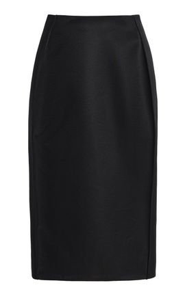 Brandon Maxwell Brandon Maxwell Rone WoolSilk Pencil Skirt