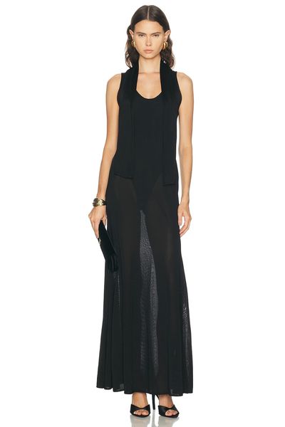 Brandon Maxwell Brandon Maxwell Siena Scarf Tank Dress