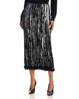 Brandon Maxwell Brandon Maxwell Sinclair Pleated Pencil Skirt