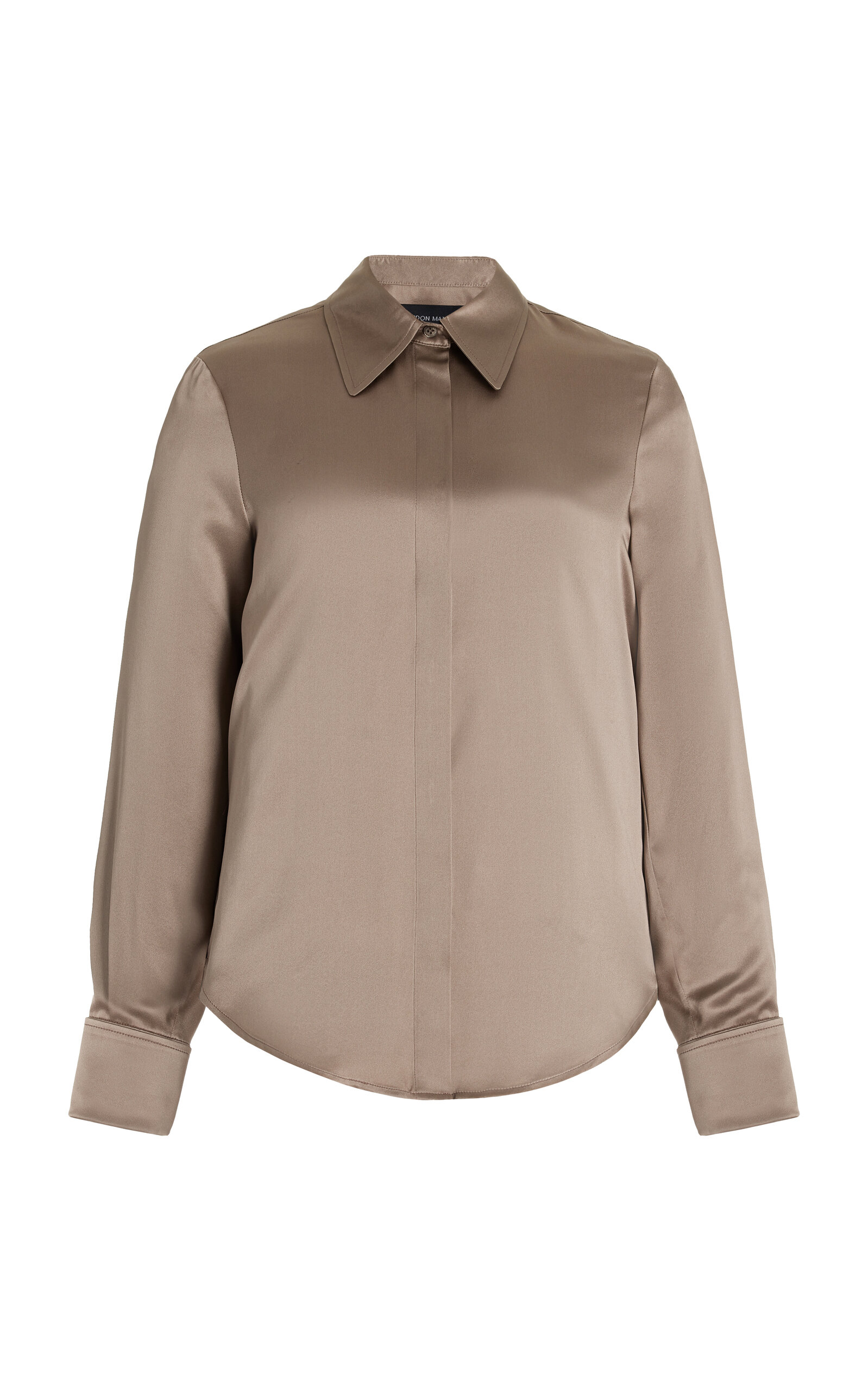 Brandon Maxwell Brandon Maxwell Spence Silk ButtonDown Shirt