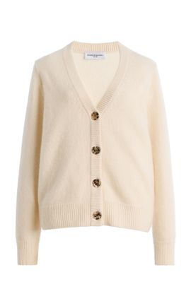 Brandon Maxwell Brandon Maxwell Tate VNeck CashmereSilk Cardigan