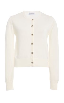 Brandon Maxwell Brandon Maxwell The Aubery Featherweight SilkCotton Cardigan
