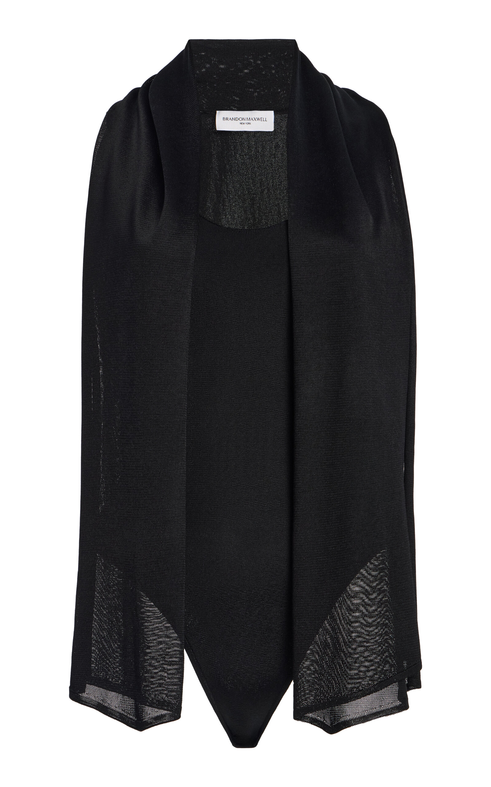 Brandon Maxwell Brandon Maxwell The Capri ScarfDetailed Bodysuit