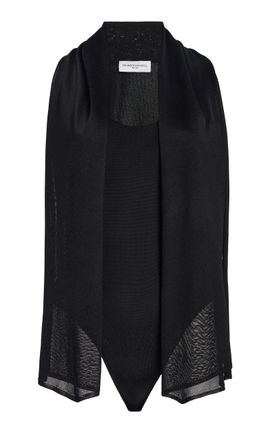 Brandon Maxwell Brandon Maxwell The Capri ScarfDetailed Bodysuit