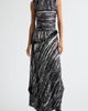 Brandon Maxwell Brandon Maxwell The Fiora Print Draped Asymmetric Dress - 1