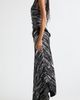 Brandon Maxwell Brandon Maxwell The Fiora Print Draped Asymmetric Dress - 3
