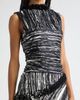 Brandon Maxwell Brandon Maxwell The Fiora Print Draped Asymmetric Dress - 4