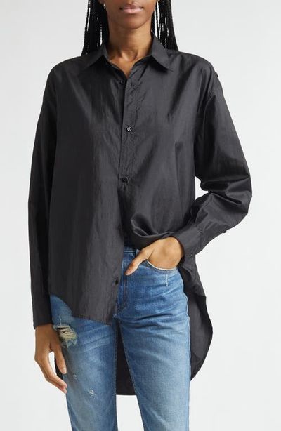 Brandon Maxwell The Keegan Relaxed Boyfriend Button-Up Shirt
