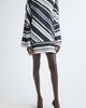 Brandon Maxwell Brandon Maxwell The Leni Striped Long Sleeve Minidress - 1