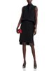 Brandon Maxwell Brandon Maxwell The Noa Mock Neck Blouson Sleeveless Dress - 2
