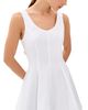 Brandon Maxwell Brandon Maxwell The Poppy Mini Dress White - 1