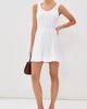 Brandon Maxwell Brandon Maxwell The Poppy Mini Dress White - 5