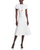 Brandon Maxwell Brandon Maxwell The Ridley Short Sleeve A Line Midi Dress - 1