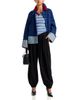 Brandon Maxwell Brandon Maxwell The Wells Trapeze Cotton Denim Jacket - 2