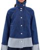 Brandon Maxwell Brandon Maxwell The Wells Trapeze Denim Jacket Indigo - 1