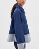 Brandon Maxwell Brandon Maxwell The Wells Trapeze Denim Jacket Indigo - 4