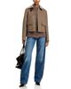 Brandon Maxwell Brandon Maxwell Wool Remi Funnel Neck Jacket - 2