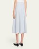 Brandon Maxwell Miller Structured Wool Midi Skirt - 3