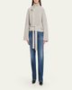 Brandon Maxwell Neal Cashmere Hidden Zip Sweater - 2